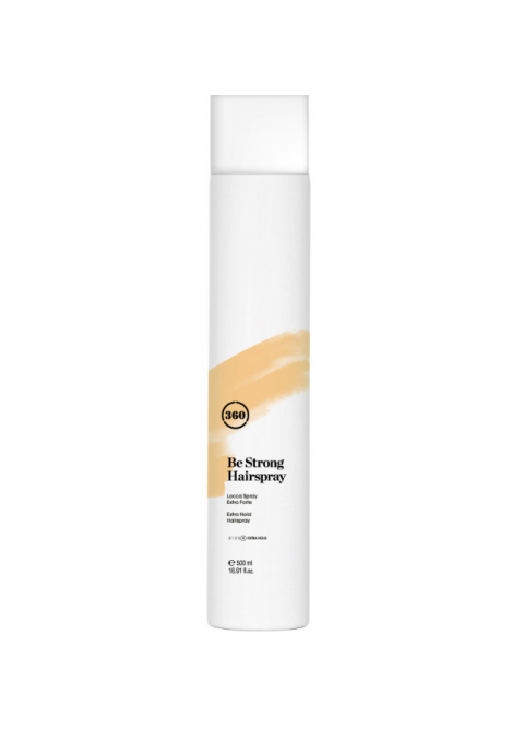 Лак дуже сильної фіксації для укладки волосся 360 Be Strong Hairspray 500 мл
