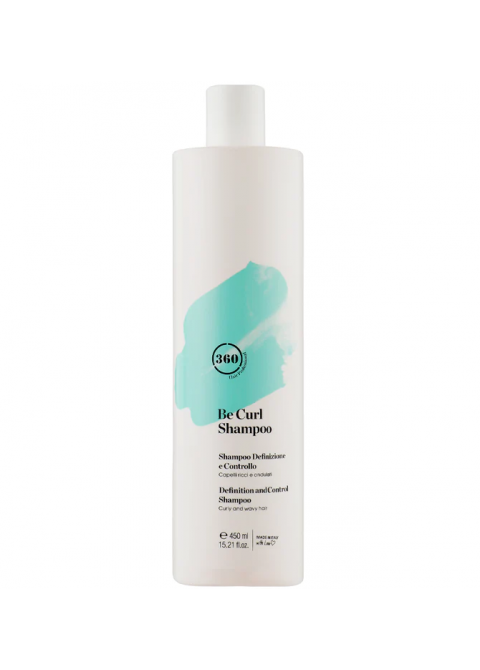 Дисциплінуючий шампунь для кучерявого й хвилястого волосся 360 Be Curl Shampoo