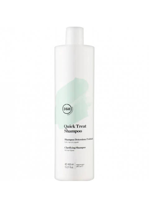 Шампунь глибокого очищення всіх типів волосся 360 Quick Treat Shampoo