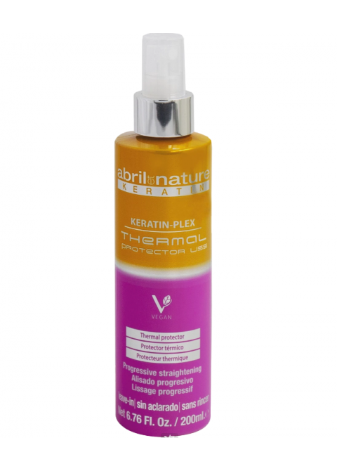 Спрей-термозахист для волосся проти завитків Abril et Nature Thermal Keratin-Plex Thermal Protector Liss 200 мл