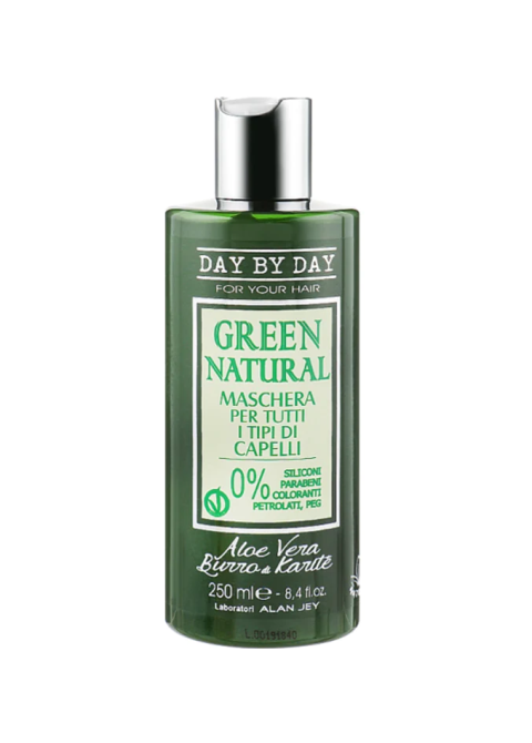 Маска з алое вера та олією каріте Alan Jey Green Natural Hair Mask 250 мл