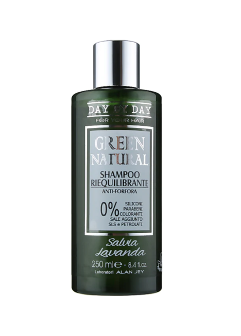 Шампунь ребалансуючий проти лупи Alan Jey Green Natural Shampoo Riequilibrante 250 мл