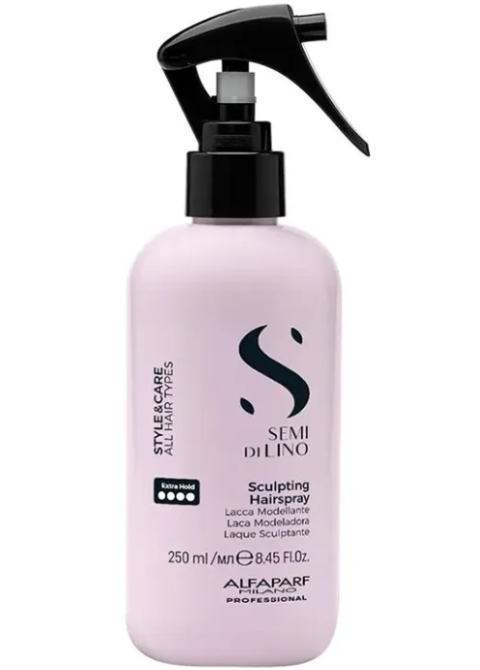 Моделюючий лак екстрасильної фіксації Alfaparf Semi Di Lino Style Care Sculpting Hairspray 250 мл