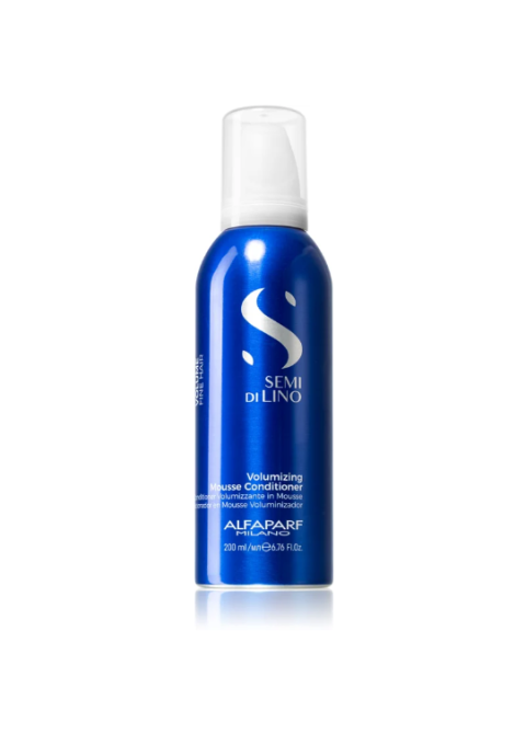 Кондиціонер-мус для волосся для надання об`єму Alfaparf Semi Di Lino Volume Volumizing Mousse Conditioner 200 мл
