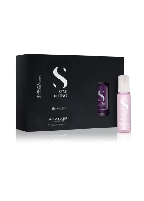 Лосьйон в ампулах для блиску волосся Alfaparf Milano Semi Di Lino Sublime Illuminating Shine Lotion 12 шт*13 мл
