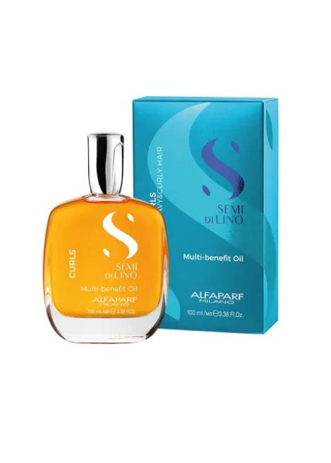 Олія для хвилястого та кучерявого волосся Alfaparf Milano Semi Di Lino Curls Multi-Benefit Oil 100 мл