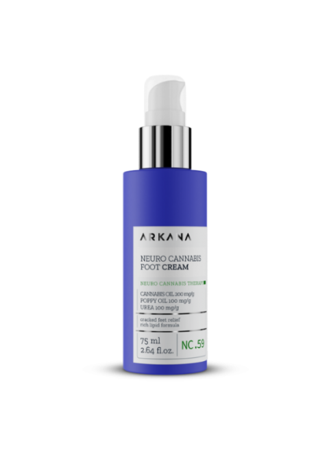 Крем для догляду за шкірою ніг Arkana Cannabis Foot Cream 75 мл