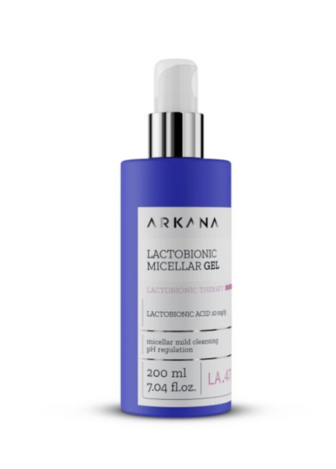 Міцелярний гель з лактобіоновою кислотою Arkana Lactobionic Micellar Gel 200 мл