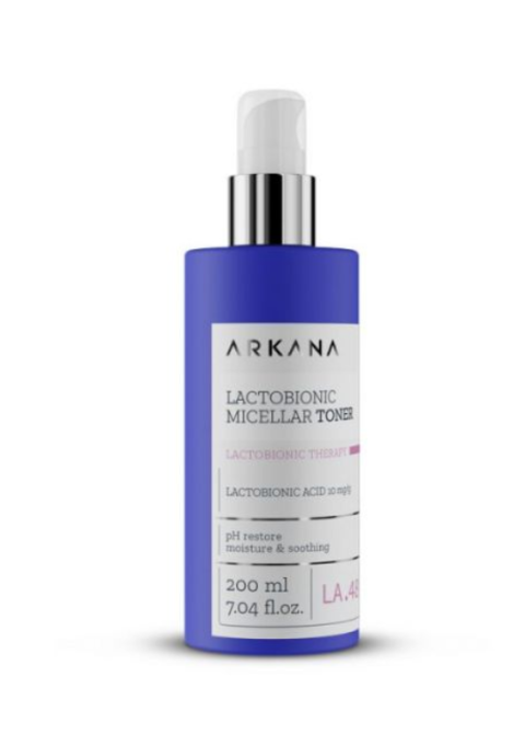 Міцелярний тонік із лактобіоновою кислотою Arkana Lactobionic Micellar Toner 200 мл