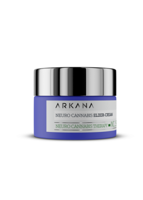 Нейрокрем із сироваткою для стресової та чутливої ​​шкіри Arkana Neuro Cannabis Elixir Cream 50 мл