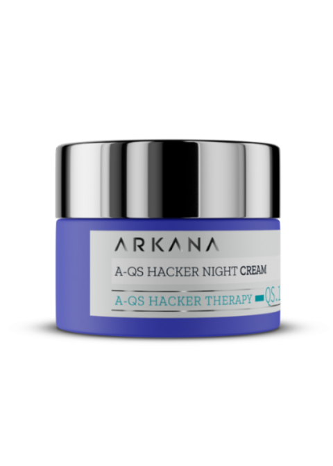Нічний крем проти акне з гіалуроновою кислотою Arkana Acne QS Hacker Night Cream 50 мл