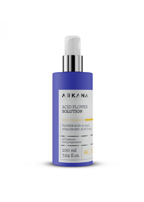 Тонік для обличчя з квітковою та гіалуроновою кислотами Arkana Acid Flower Solution 200 мл 