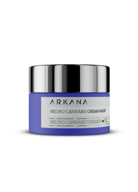 Відновлююча крем маска для обличчя Arkana Neuro Cannabis Cream Mask 50 мл