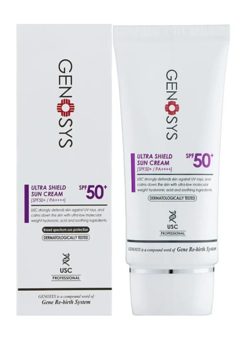 Сонцезахисний крем для обличчя Genosys Ultra Shield Sun Cream SPF 50+ 50 мл