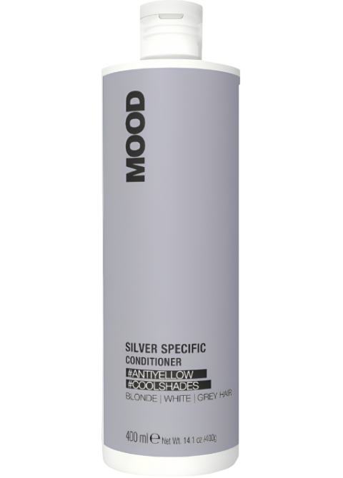 Кондиціонер з фіолетовим пігментом проти жовтих тонів Mood Silver Specific Conditioner 400 мл