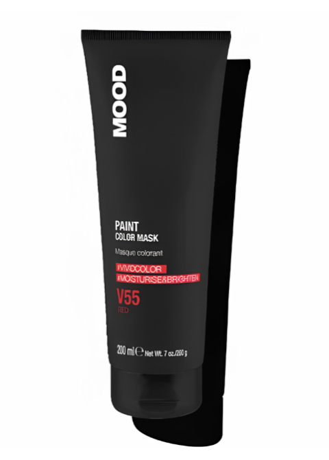 Тонувальна маска, що змивається Mood Paint Color Mask Red V55 200 мл