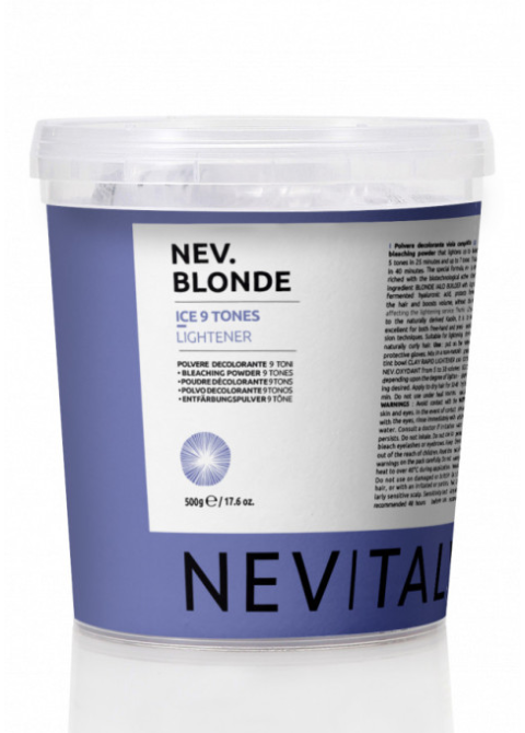 Освітлюючий порошок 9 тонів Nevitaly Ice 9 Tones Lightener 500 г