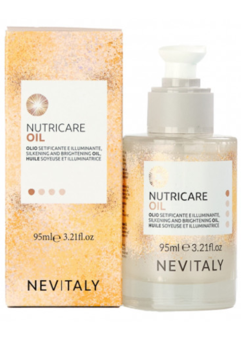 Олія проти завивання яка живить і захищає всі типи волосся Nevitaly Nutricare Oil 95 мл