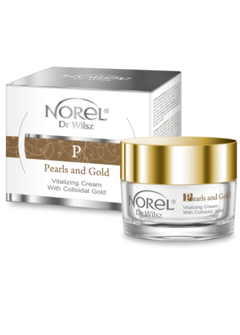 Оздоровлюючий крем з колоїдним золотом Norel Pearls and Gold Revitalizing cream with colloidal gold 50 мл