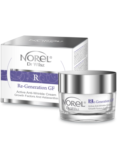 Активний крем проти зморшок з факторами росту і астаксантином Norel Re-Generation Anti-Wrinkle Cream 50 мл