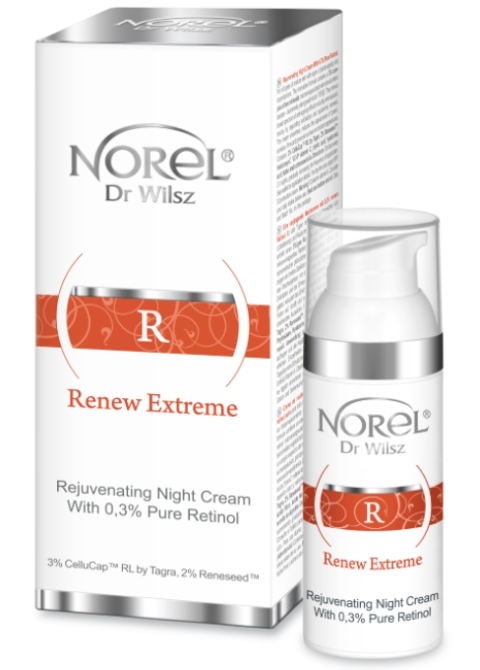 Омолоджуючий нічний крем з 0,3% чистого ретинолу Norel Rejuvenating night cream with 0,3% Pure Retinol 50 мл