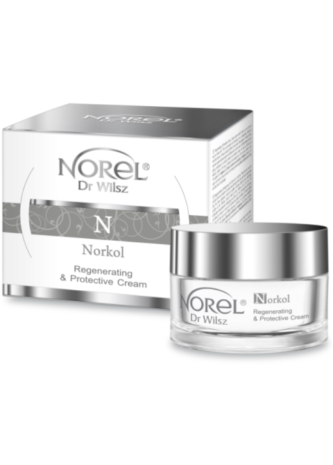 Антивіковий, відновлюючий, захисний крем для сухої шкіри Norel Regenerating & protective cream 50 мл