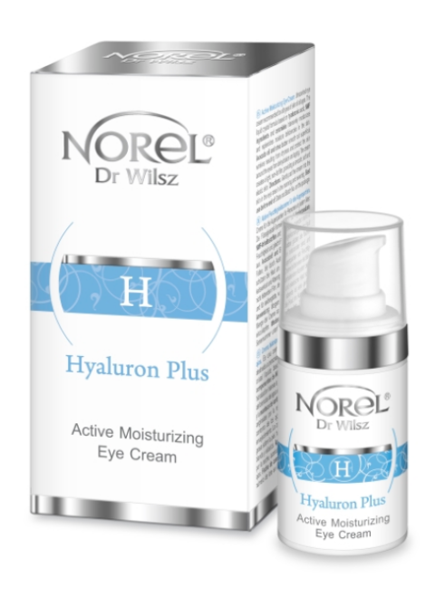 Активно зволожуючий крем для зони навколо очей Norel Hualuron Plus – Active Moisturizing Eye Cream 15 мл