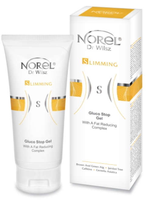 Гель скорочуючий жирову тканину Norel Gluco Stop Gel with a fat reducing complex 200 мл