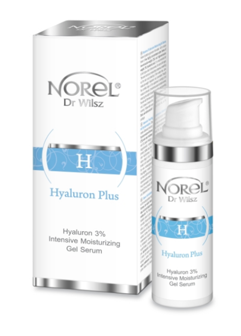 Інтенсивно зволожуюча гелева сироватка Norel Hyaluron 3% Intensive Moisturizing Gel Serum with Hyaluronic Acid 30 мл