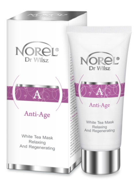 Кремова маска для зрілої комбінованої шкіри з білим чаєм Norel Anti-Age – Relaxing and regenerating white tea mask 100 мл