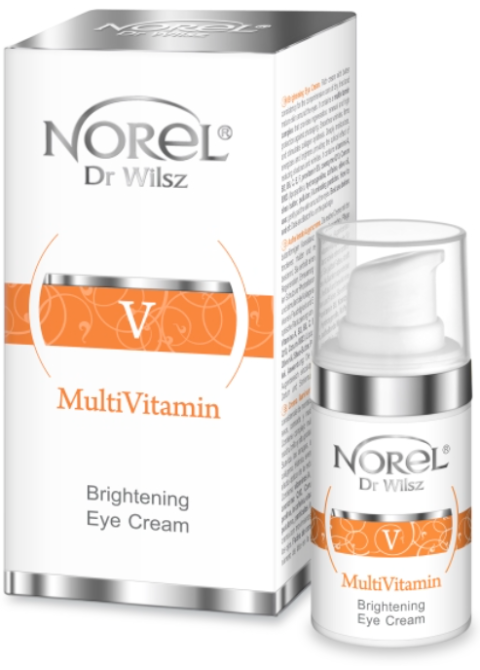 Мультивітамінний освітлюючий крем для очей Norel MultiVitamin – Brightening Eye Cream 15 мл