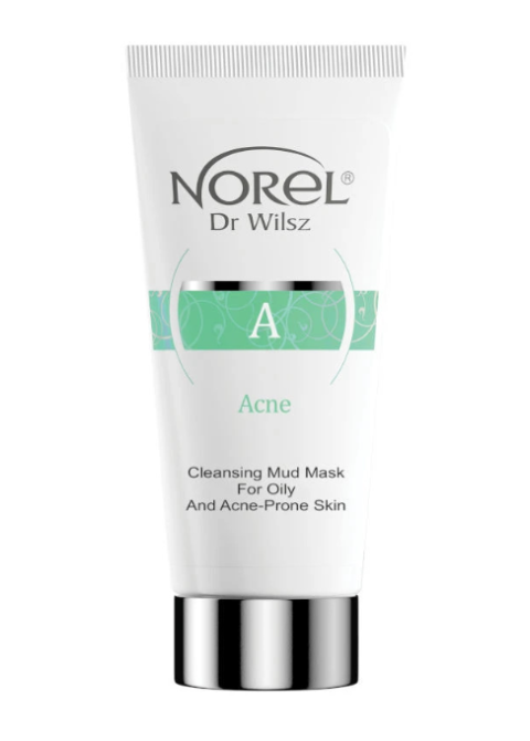 Очищаюча грязева маска для жирної шкіри та акне Norel Acne Cleansing Mud Mask For Oily and Acne-Pron Skin 100 мл