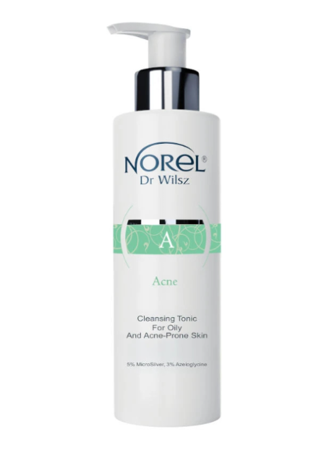 Очищуючий тонік для жирної та схильної до акне шкіри Norel Cleansing tonic for oily and acne-prone skin 200 мл