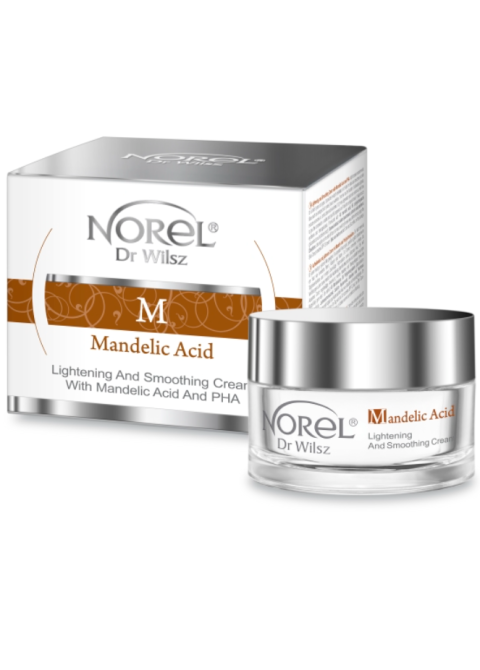 Освітлюючий і ліфтингуючий крем з мигдалевою кислотою Norel Mandelic Acid – Lightening and smoothing cream with mandelic acid 50 мл