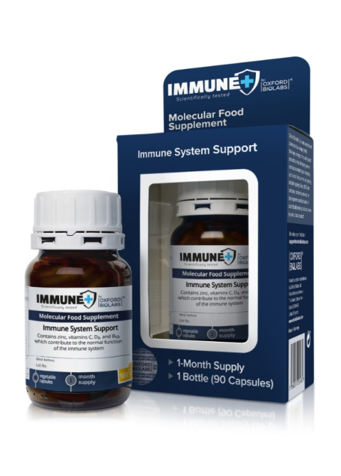 Молекулярна (дієтична) добавка для імунітету IMMUNE+ Oxford Biolabs 90 капсул