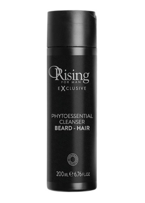 Фітоесенціальний засіб для очищення бороди та обличчя Orising For Man Exclusive Phytoessential Cleanser Beard-Hair 200 мл