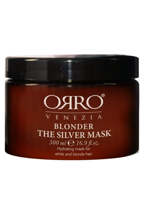 Срібна маска для світлого волосся ORRO Venezia Blonder Silver Mask