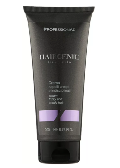 Крем розгладжуючий для кучерявого та неслухняного волосся - Professional Hairgenie Silky Liss Cream Frizzy and Unruly Hair 200 мл