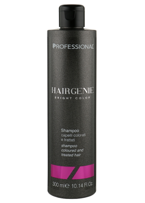 Шампунь для блиску фарбованого волосся - Professional Hairgenie Bright Color Shampoo