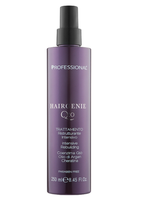 Спрей для відновлення волосся - Professional Hairgenie Q10 Intensive Restorative Spray 250 мл