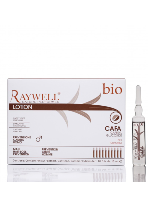 Ампули проти випадіння волосся для чоловіків Raywell Bio Cafa Lotion 10 мл*10 шт