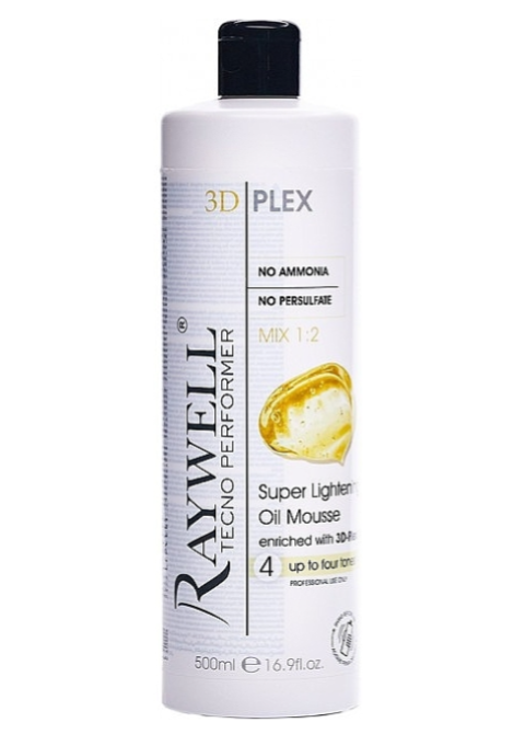 Освітлююча олія Raywell 3D Plex Super Lightening Oil Mousse 500 мл