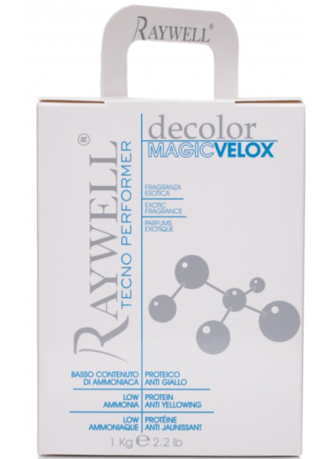 Освітлююча пудра, синя Raywell Decolor Magic Velox 1000 г