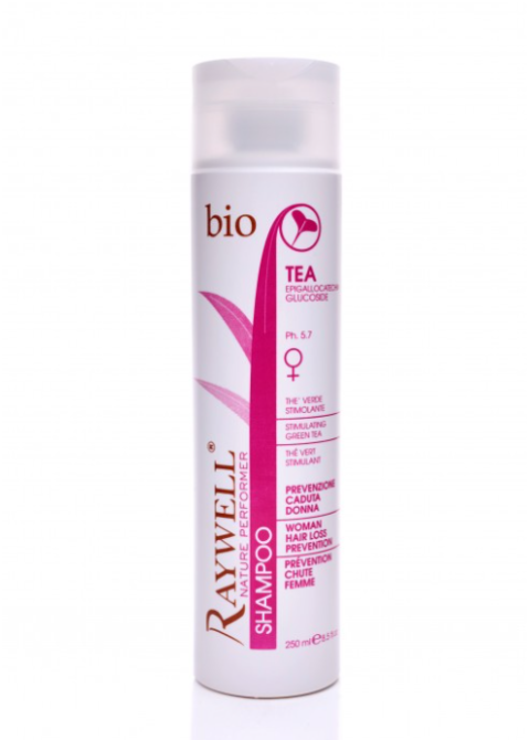 Жіночий шампунь проти випадіння волосся Raywell Bio Tea Shampoo