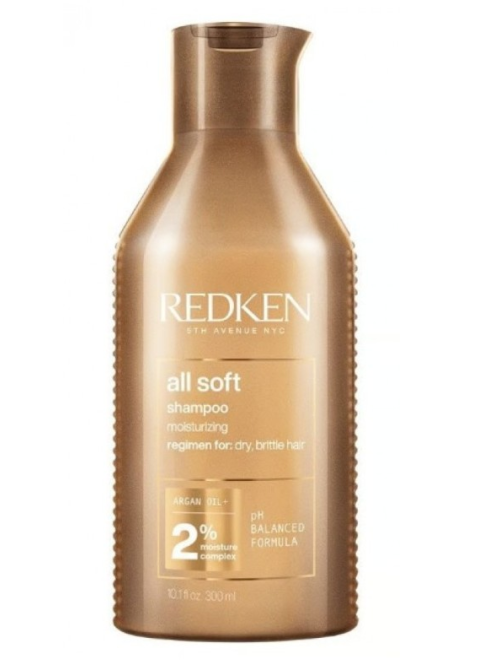 Поживний шампунь для сухого та ламкого волосся Redken All Soft Shampoo