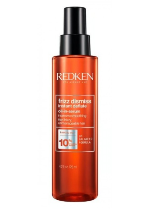 Сироватка на основі олійки для неслухняного та кучерявого волосся Redken Frizz Dismiss Instant Deflate Oil-in Serum 125 мл