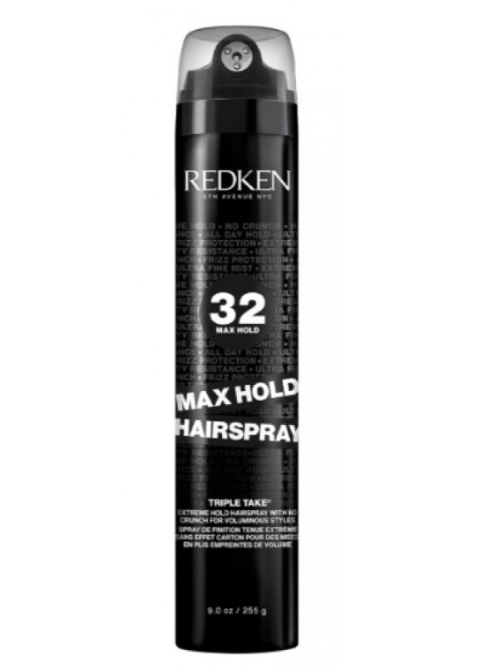 Лак екстра-сильної фіксації з ефектом об'єму для укладки волосся 32 Redken Max Hold Hairspray 300 мл