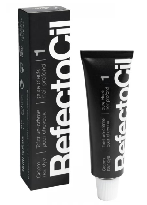 Refectocil Фарба для брів №1 Dark Black глибокий-чорний 15 мл