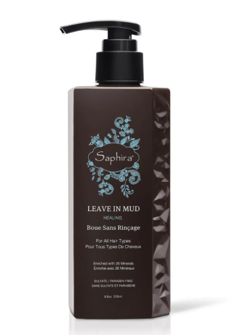 Кондиціонер для відновлення волосся незмивний Saphira Leave In Mud Healing 250 мл
