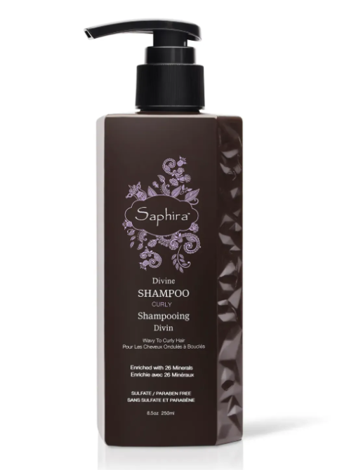 Шампунь для кучерявого волосся мінеральний Saphira Divine Mineral Curly Shampoo